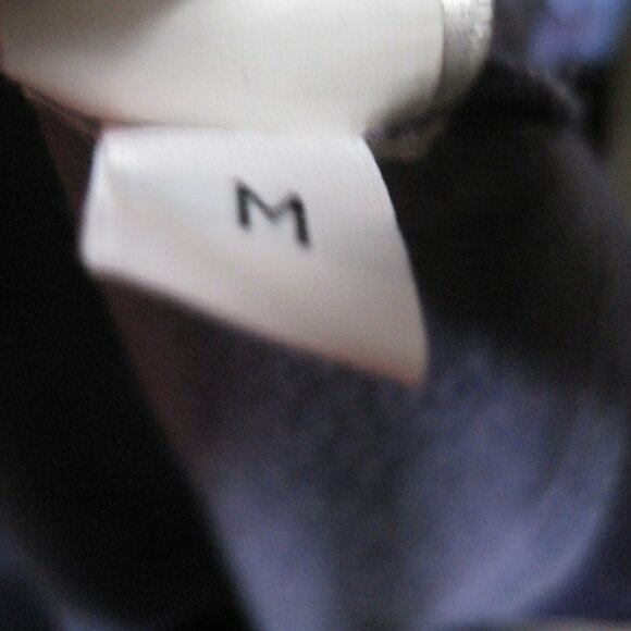 Energe World Wear Womens Shirt Medium Purple Print V Neck Long Sleeve Studded - Picture 7 of 7